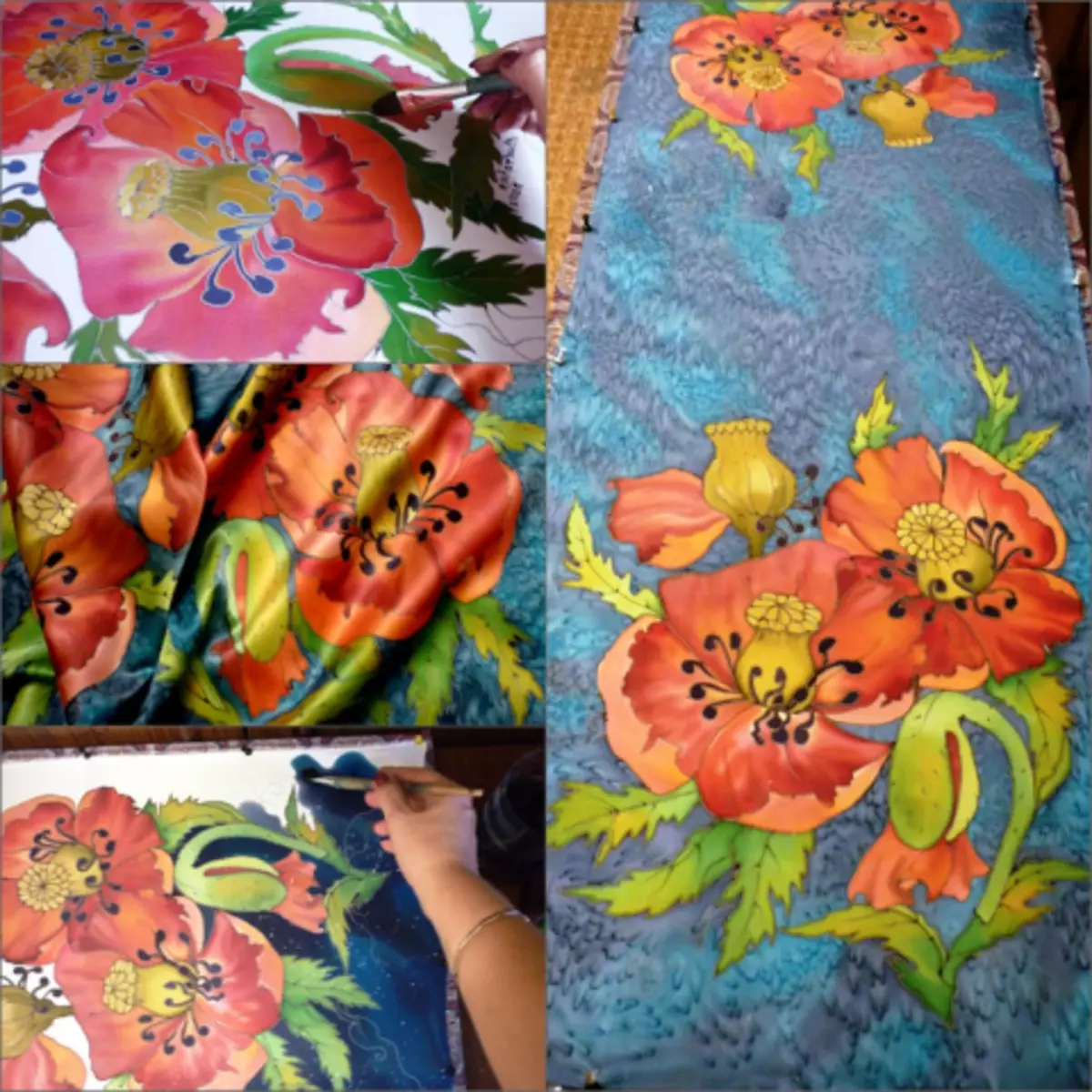 Maks ku cyiciro cya master (scarf), batik.