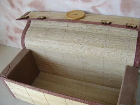 Bamboo napkin casket
