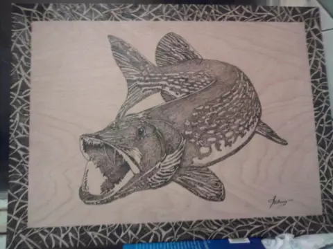 Pyrography. Bekerja