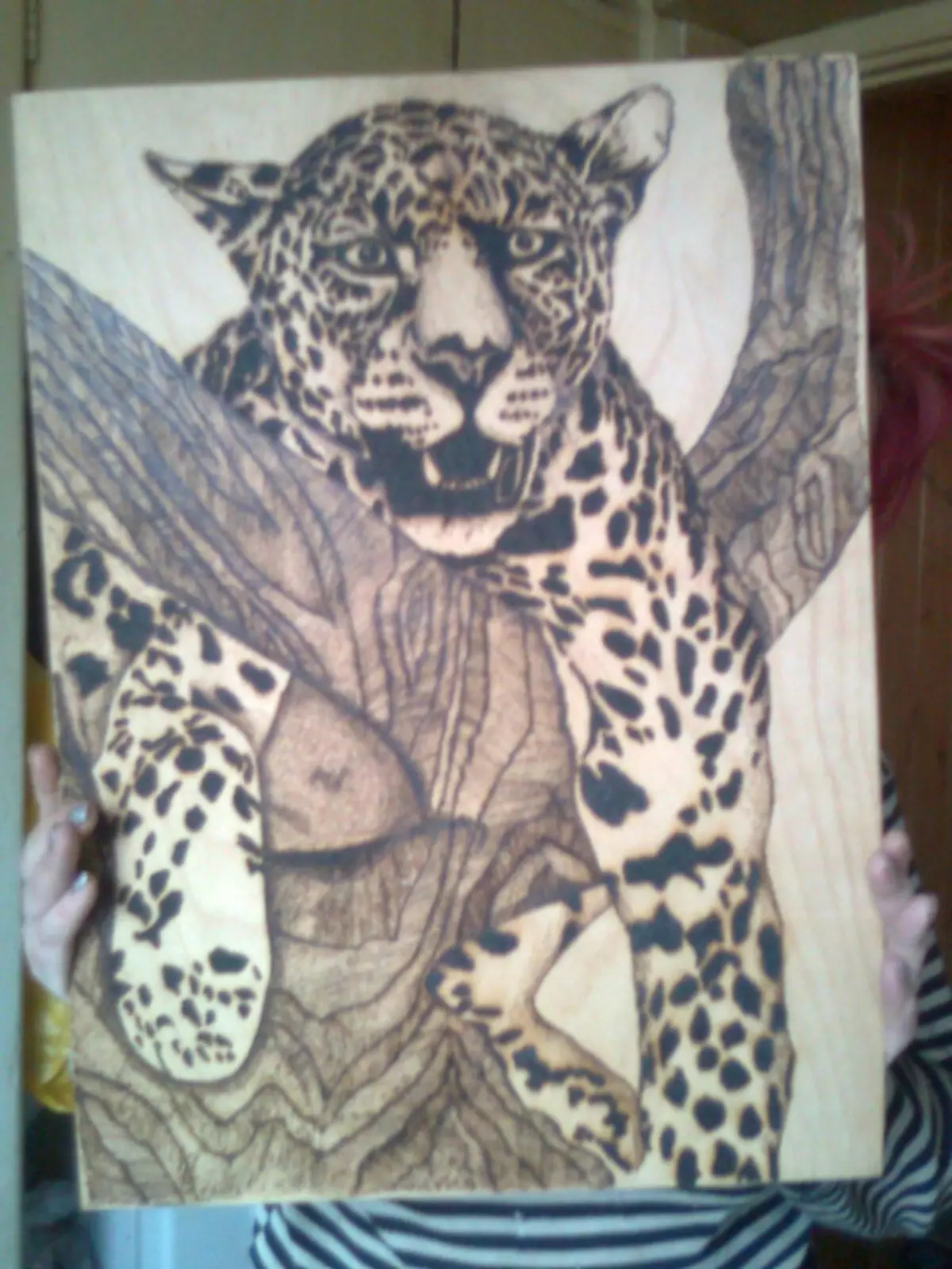 Pyrography. Travay