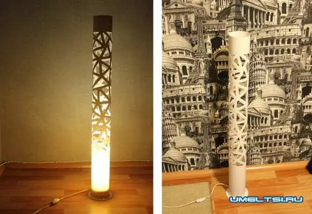 Come creare una lampada a diodo dal tubo del PVC