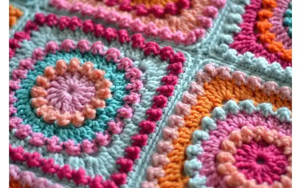 Motif crochet ganjil digabung sareng skéma