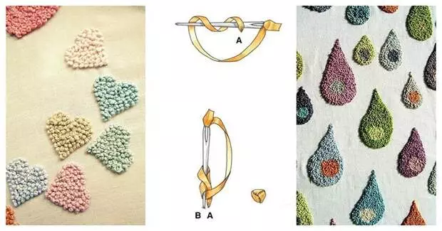 Des idées mignonnes que vous aimez: broderie nodule sur les vêtements et les accessoires