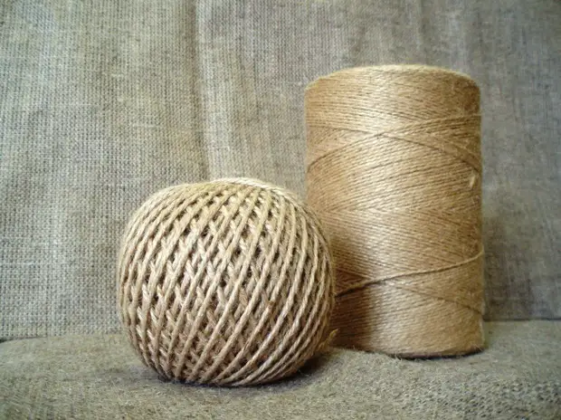 One evening and ready! What to tie from jute?