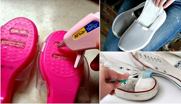 17 Trucos útiles que se deshargarán de varias incomodidades asociadas con los zapatos.