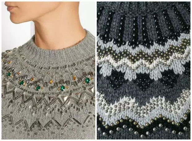 Sådan kan du dekorere en sweater: 7 spektakulære ideer