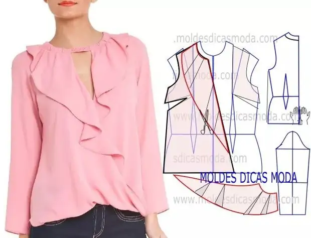 Blouse modening 5.