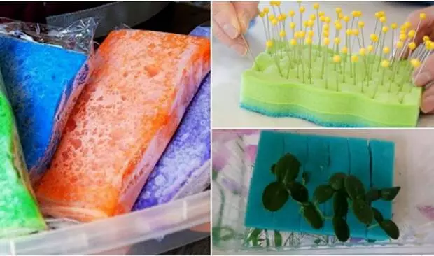 14 awayên hişk ên karanîna foam foam sponges, lê bi berjewendiya ji bo malê