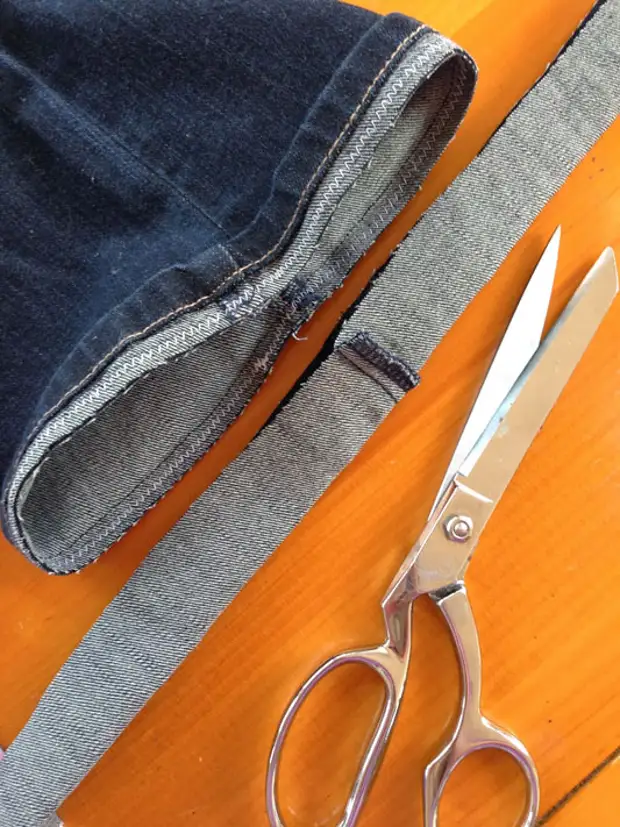Como acurtar jeans e salvar a costura da fábrica: clase mestra
