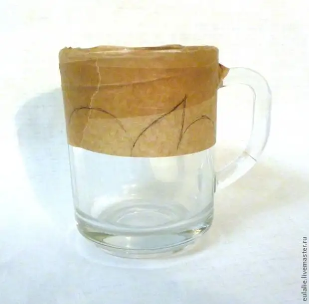 Mug "Leaf Falls" f'teknika ta 'pittura