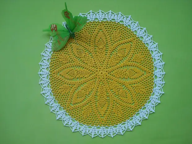 Ama-crochet napkins amahle avela esokeni lasePoland Don