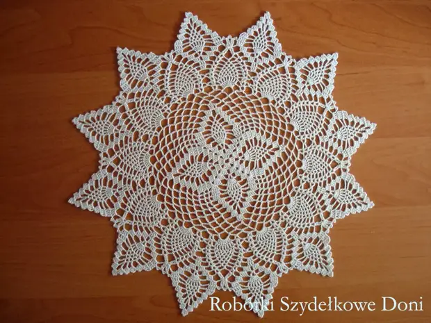 Lijepe crochet salvete sa poljske igle