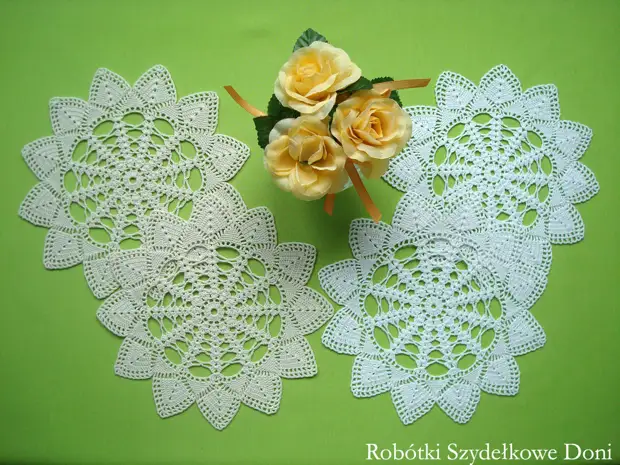 Belles serviettes de crochet de l'aiguillette polonaise Don