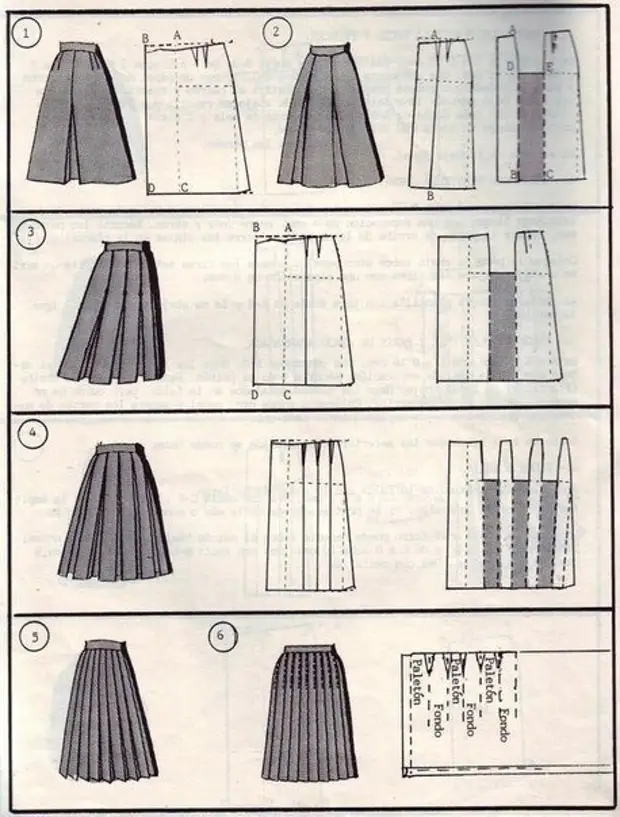 37 გზები sew skirt