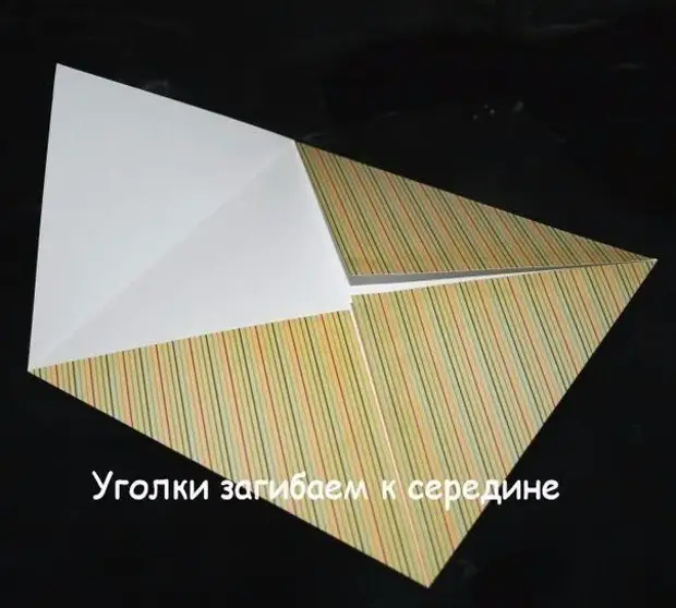 Ki jan yo pliye yon bwat papye nan Origami Technique