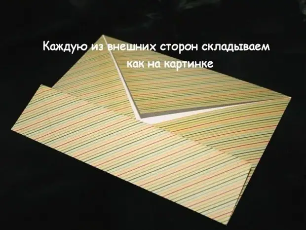 Kako presaviti kutiju papira u origami tehnika