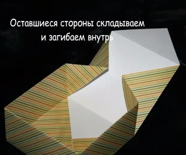 Ki jan yo pliye yon bwat papye nan Origami Technique