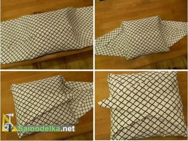 Pillowcase bila seams - tunageuka nguo.