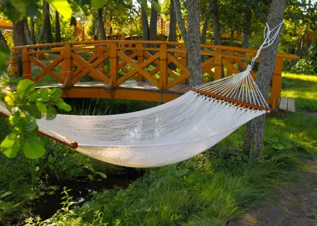 Taman Homemade - Hammock dengan tangan mereka sendiri