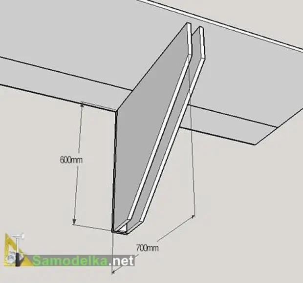 টেবিল folds