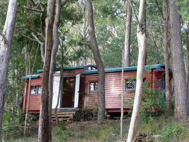 Lânhûs út 'e OLD Railway Wagon