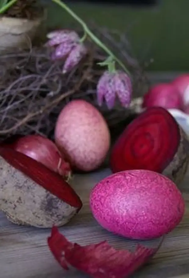 Colorants naturels pour les œufs