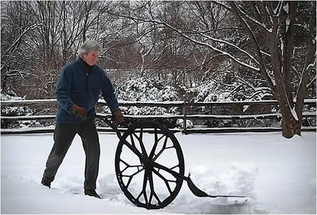 Lobo de nieve pala revolucionaria