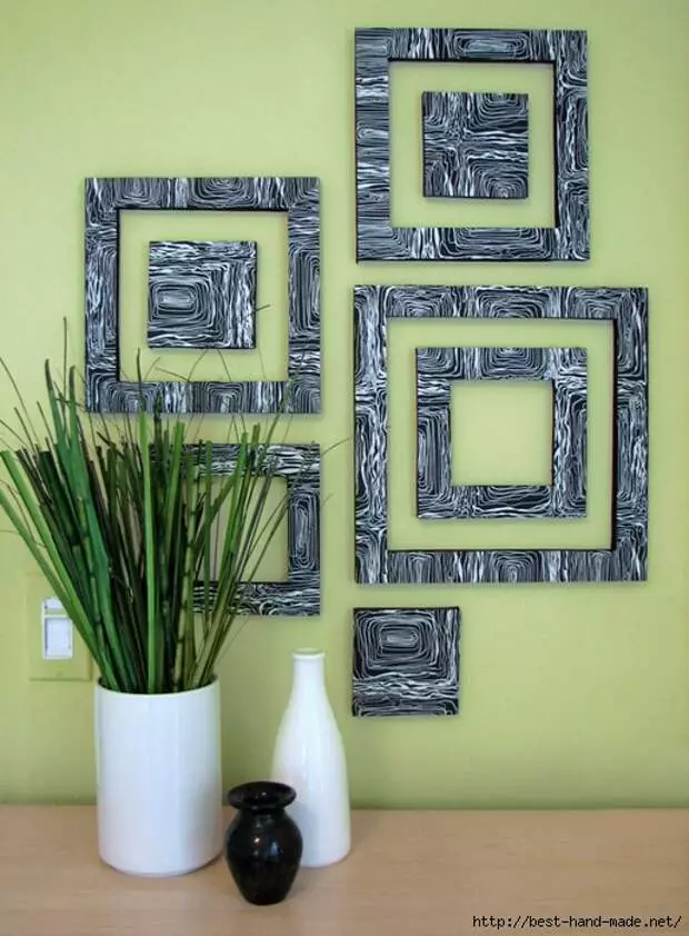 Decorazione murale geometrica: idee