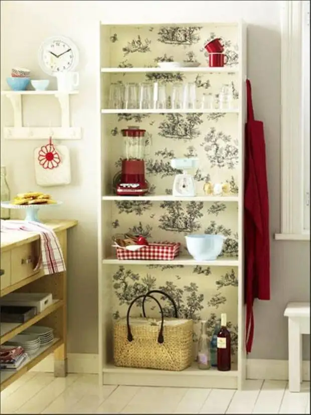 You can cover the paper shelves, and you can inner the cabinet. / Photo: MaisonArgenteuil.com