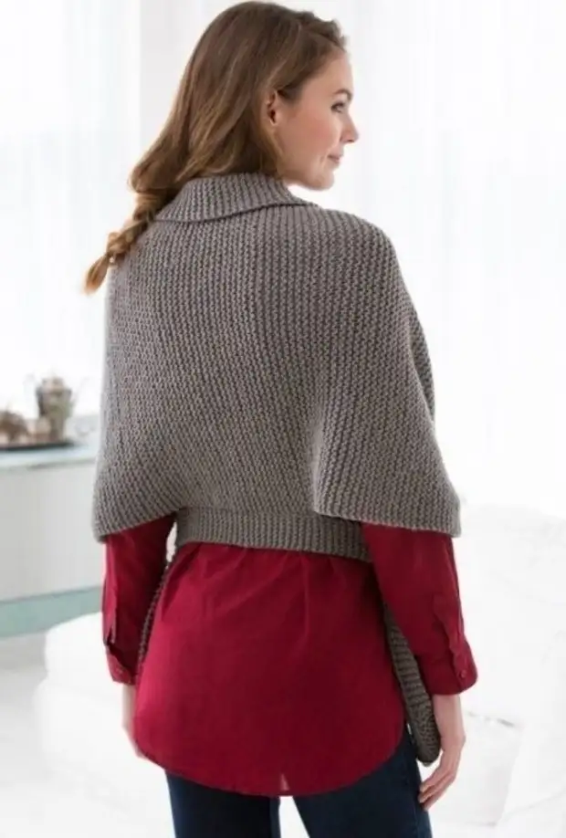 Vintage Scarf-Sweater