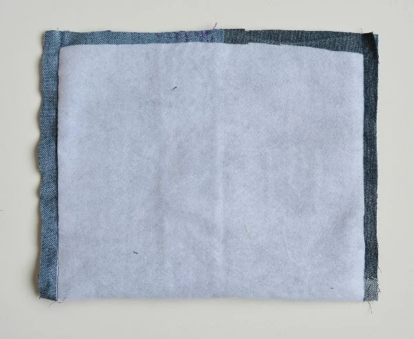 Idea: Borsa in denim con ricamo nello spirito di Sashiko