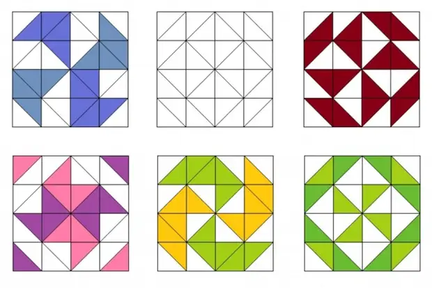 パッチワークの枕：私たちはあなた自身の手でユニークな装飾を作ります