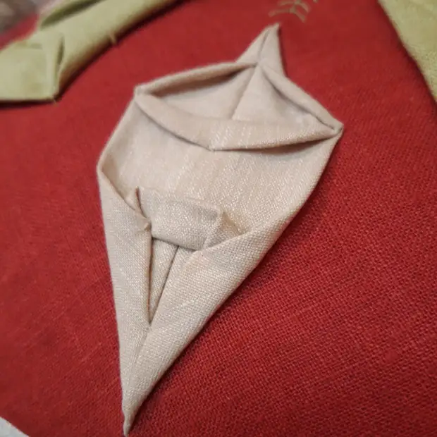 Origami do tecido: aínda non vin isto!
