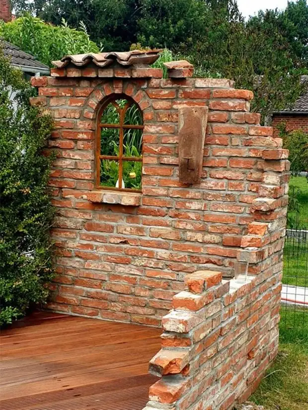 30 manieren om oude baksteen te gebruiken in het ontwerp van de tuin