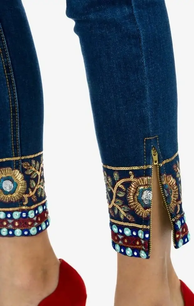 Taŭga de modo Jeans-pajlowoman povas fariĝi super modo! Ideo por inspiro!