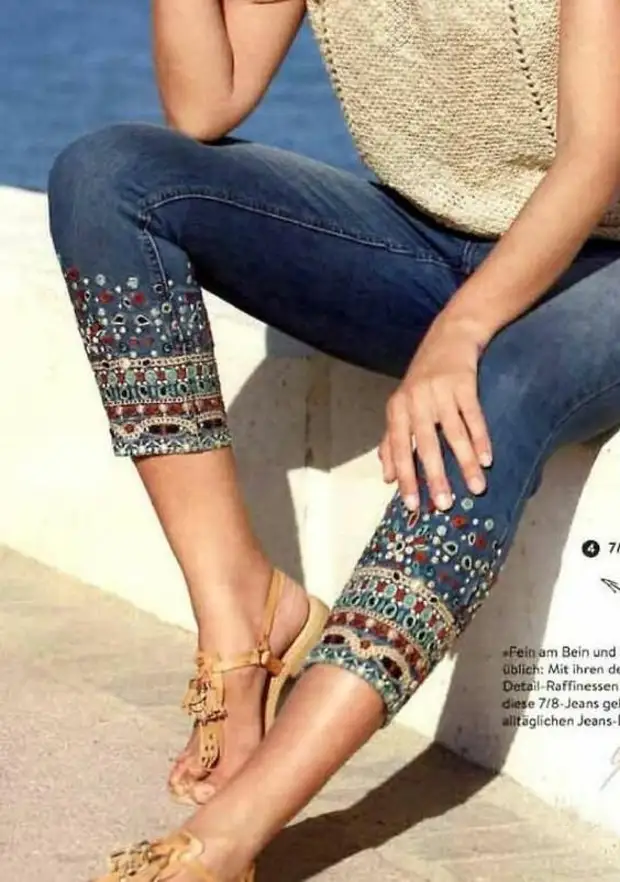 Fit From Fashion Jeans Needlewomen pode converterse nunha cousa súper moda! Idea de inspiración!