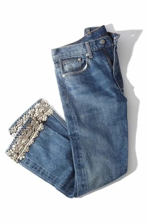 Fit fra Fashion Jeans Needlewoman kan blive til en super fashionabel ting! Ideen til inspiration!