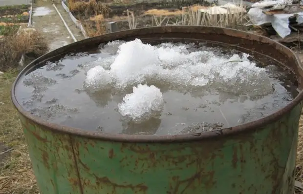 Stock para primavera: lo que necesita agregar al cañón con agua para que no lo rompa en invierno