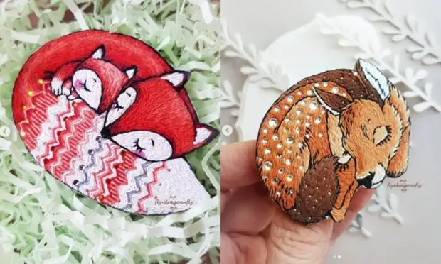 考えて、あなたはスレッドのみを刺繍しかできませんか？どういたしまして！ Omsk Olga Mukhinaの信じられないほどの美しい作品マスター