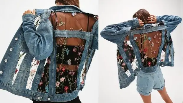 I-Denim jacket enefreyimu yokufaka imizuzu emi-5