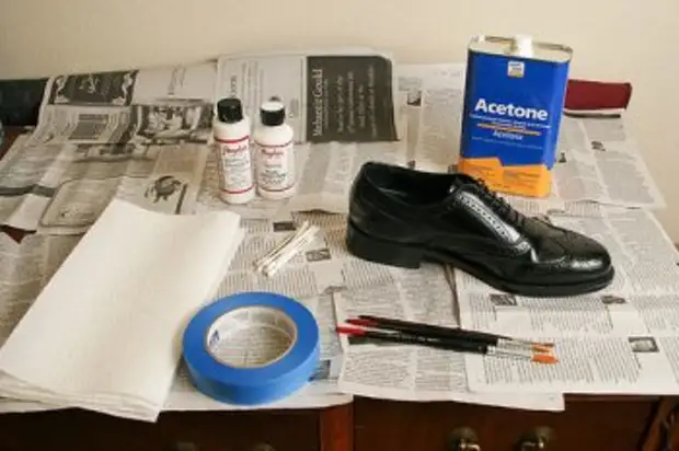 Kako slikati kožne cipele kod kuće