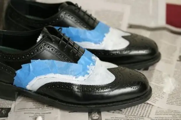 Kako slikati usnjene čevlje doma