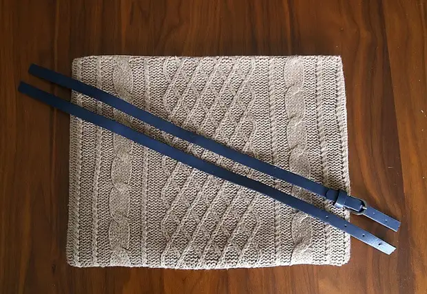 Sweater bag with your own hands: Simple master class