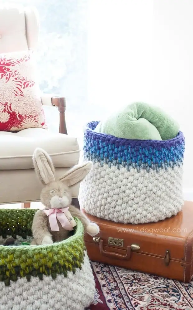 23 Awọn ounjẹ ti o gbowolori, crocheted, fun ile cozy