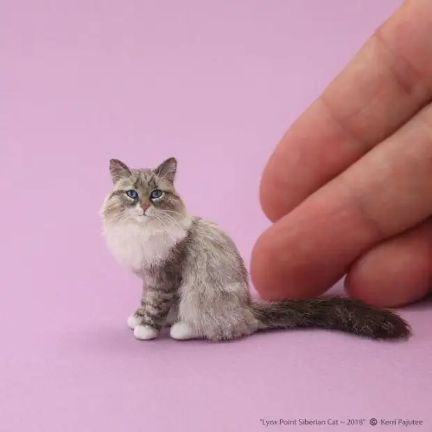 Esculturas de animais em miniatura