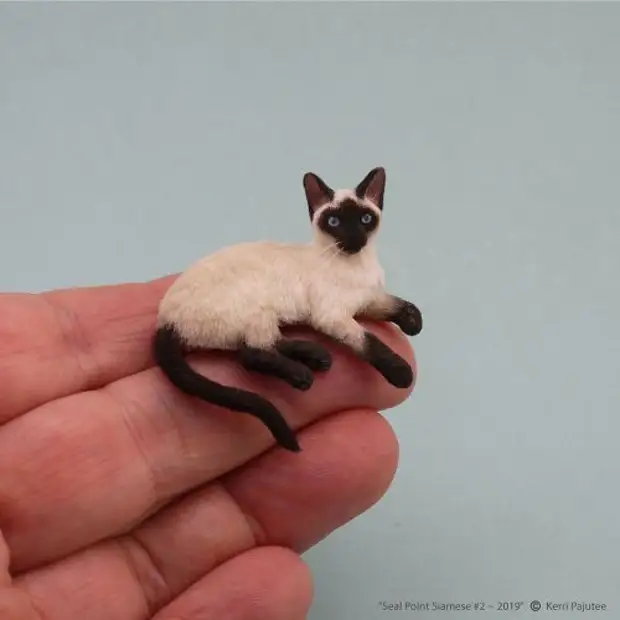 Esculturas de animais en miniatura