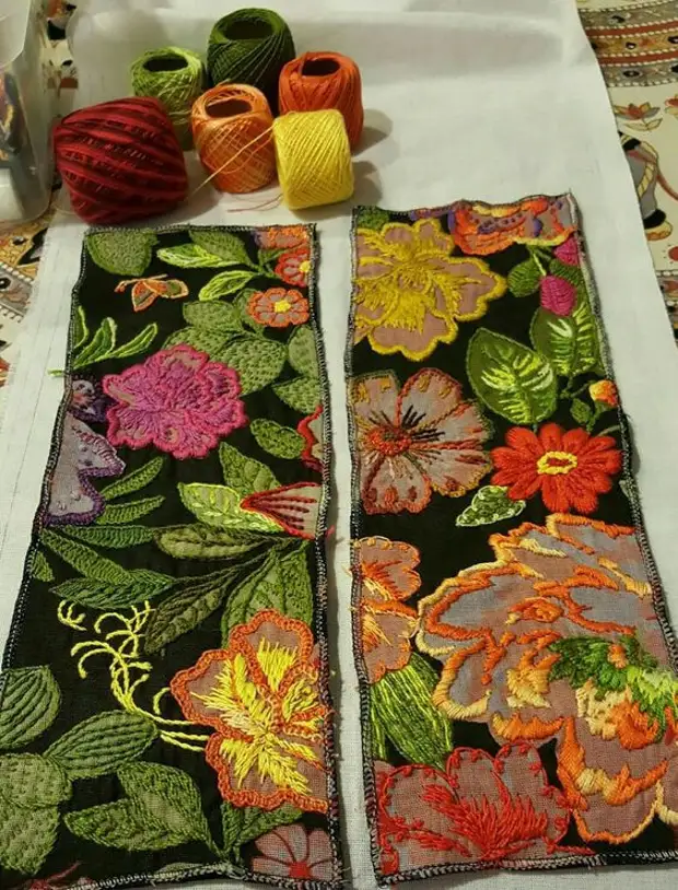 Machira embroidery