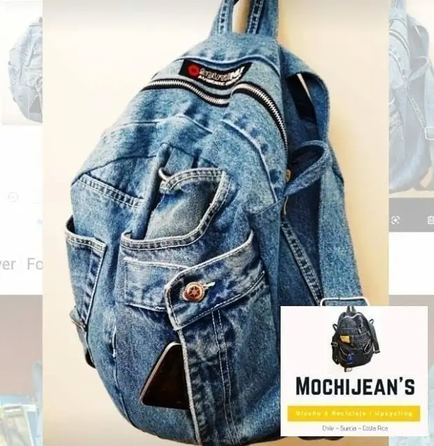 Magic Needlework: seljakott vanadest teksadest