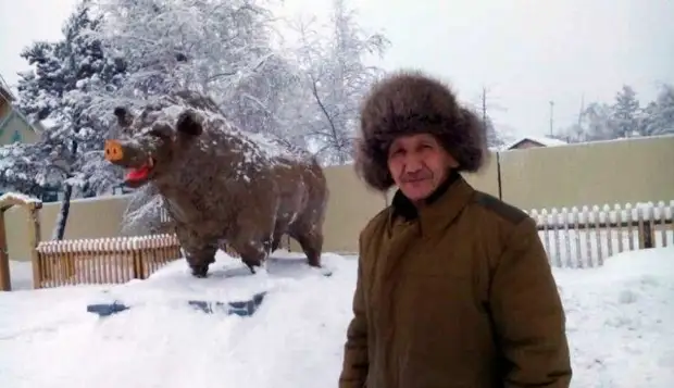 Av det nye året - nye originale skulpturer fra Yakutian gjødsel