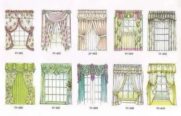 Gran número de ideas de cortina 0